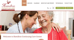 Desktop Screenshot of hamiltoncontinuingcare.com